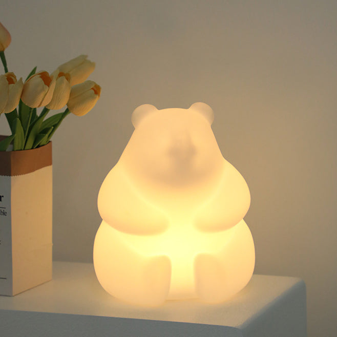 Lisslune | Contemporary Creative Bear PE LED Table Lamp for the Living Room