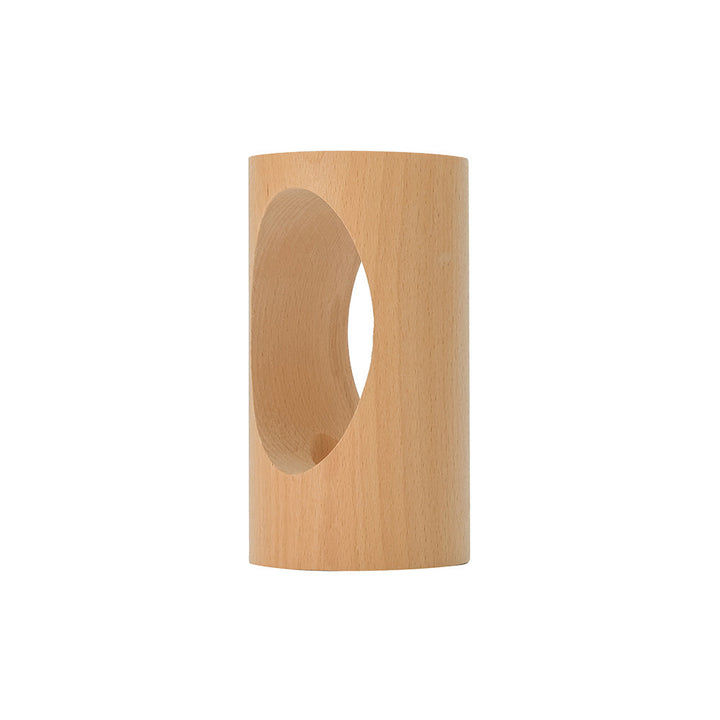 Lisslune | Japanese solid wood rectangular column LED night lamp USB table lamp