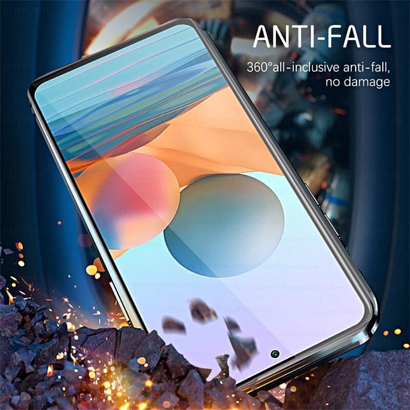 Lisslune | Magnetic tempered glass double-sided phone case for Samsung