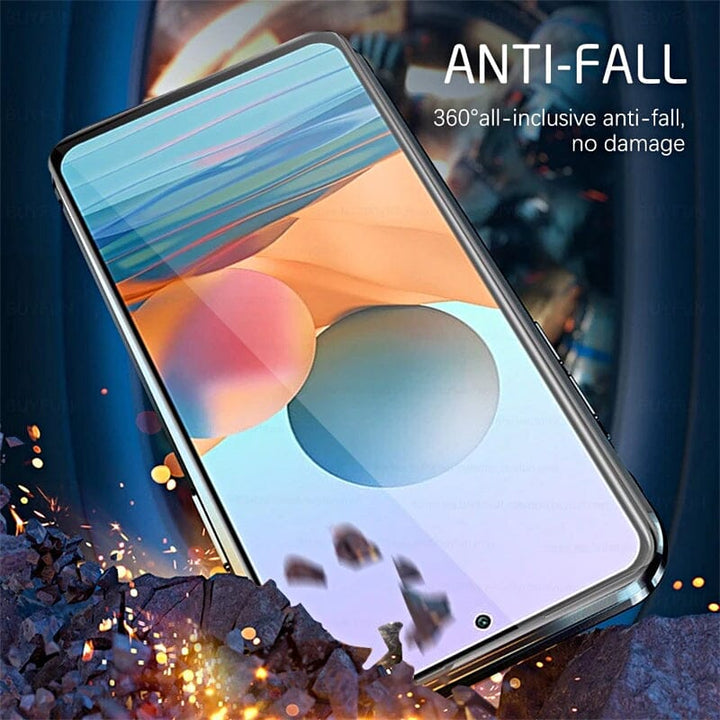 Lisslune | Magnetic tempered glass double-sided phone case for Samsung