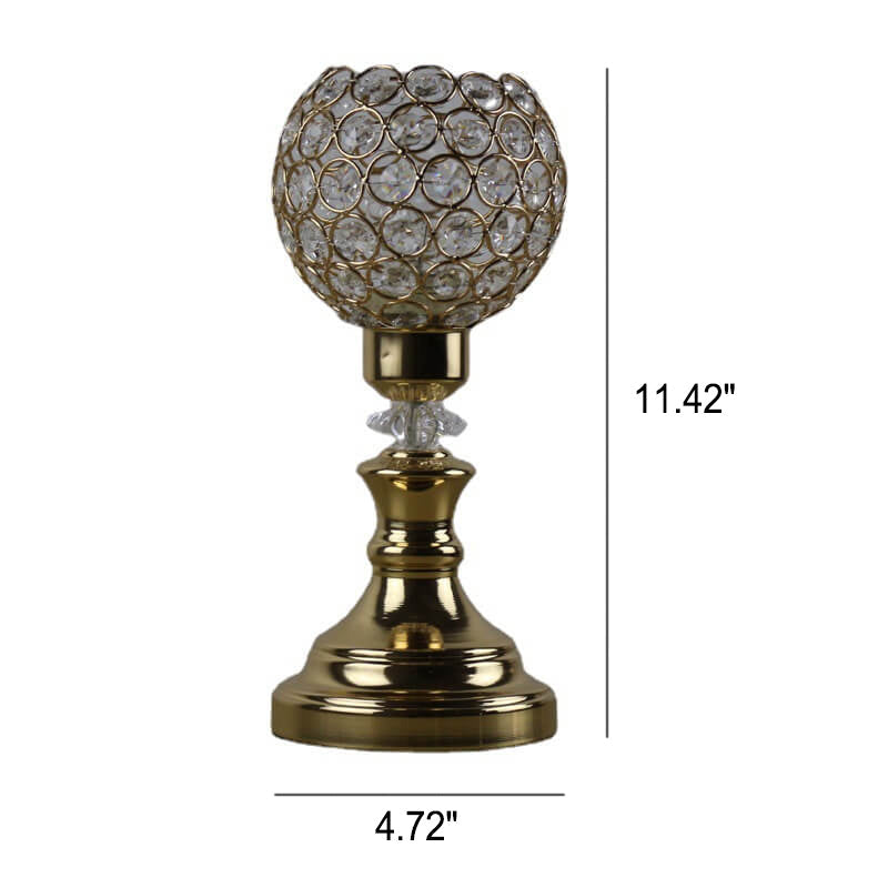 Lisslune | European Luxury Crystal Ball 1-Light Art Table Lamp
