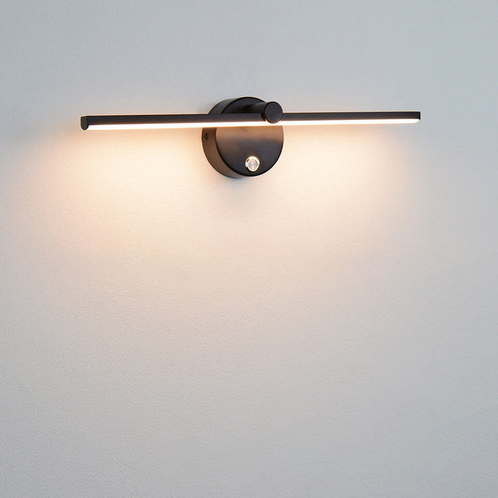 Lisslune | Nordic Minimalist Aluminium Long Bar Switch LED Mirror Wall Light Lamp