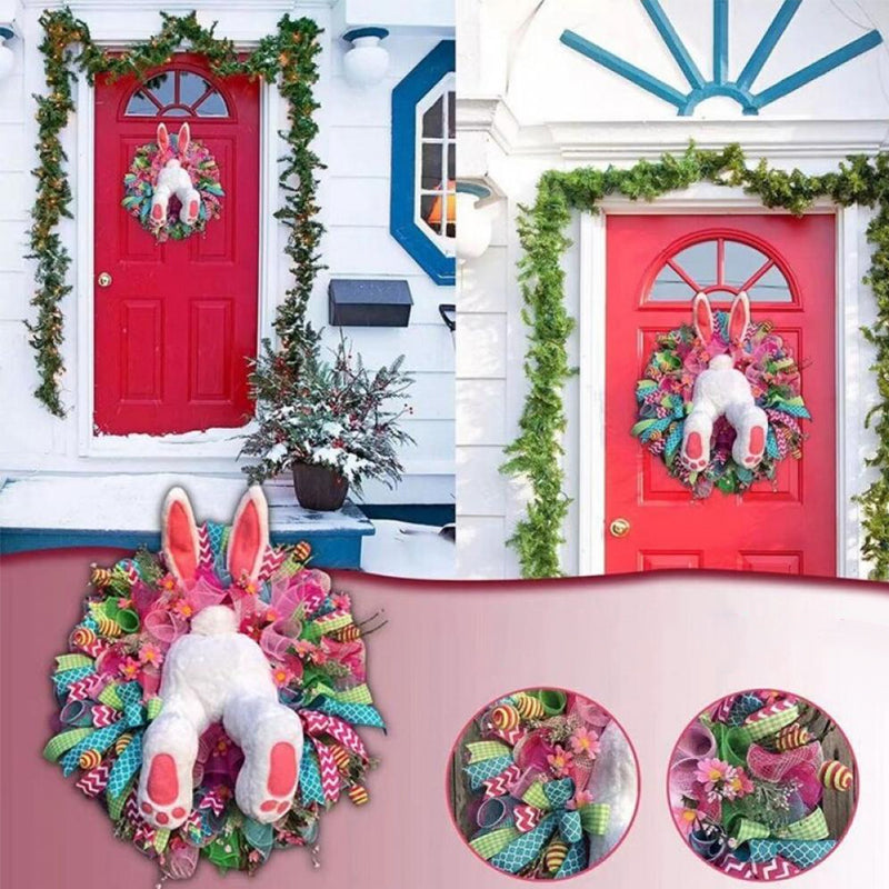 Lisslune | Easter Bunny Wreath Sticker