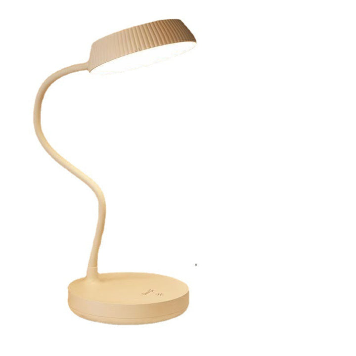 Lisslune | Nordic Minimalist Round Plate LED Touch Eye Protection USB Desk Lamp