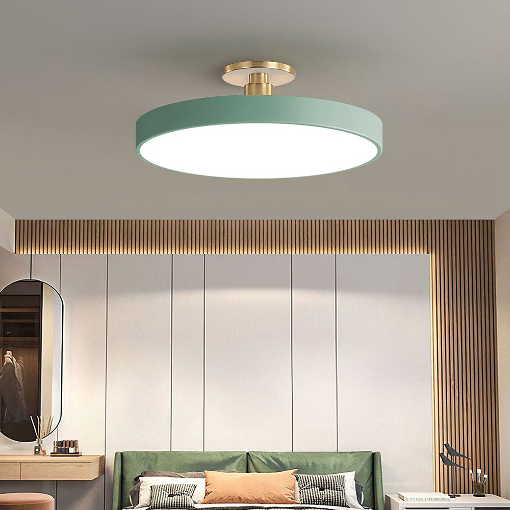 Lisslune | Modern LED Semi Flush Mount Ceiling Light | Energy-Saving. Durable Design for Hallway. Dining Room & Living Room