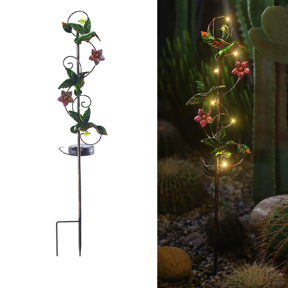 Lisslune | ArtGlow Solar-powered Garden Lantern – Artistic Metal Design for Atmospheric Outdoor Lighting