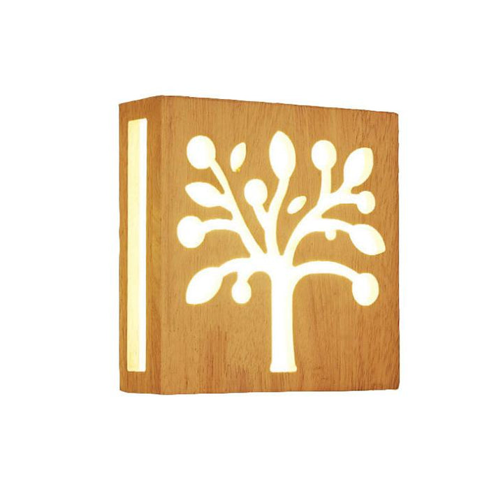 Lisslune | Wall lamp - WoodGlow - Elegant LED - Essence of life indoors outdoors