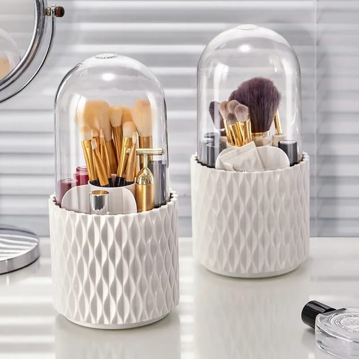 Lisslune | GlamSpin - Rotating Makeup Brush and Cosmetic Organizer
