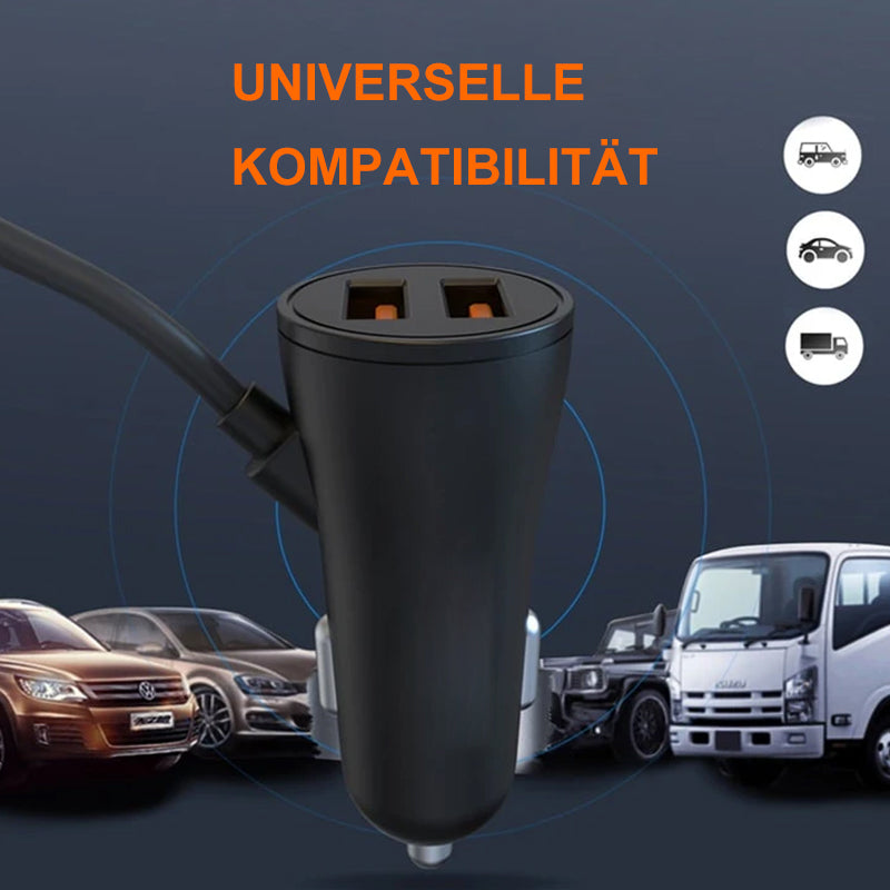 Lisslune | 4 in 1 Car Charger for Back Seats