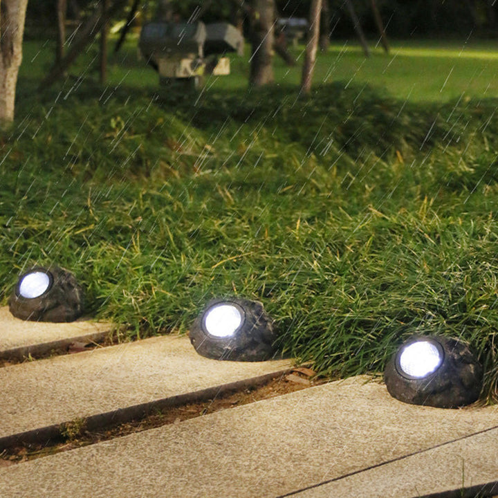 Lisslune | Solar Outdoor Lawn Decorative Stone Lights