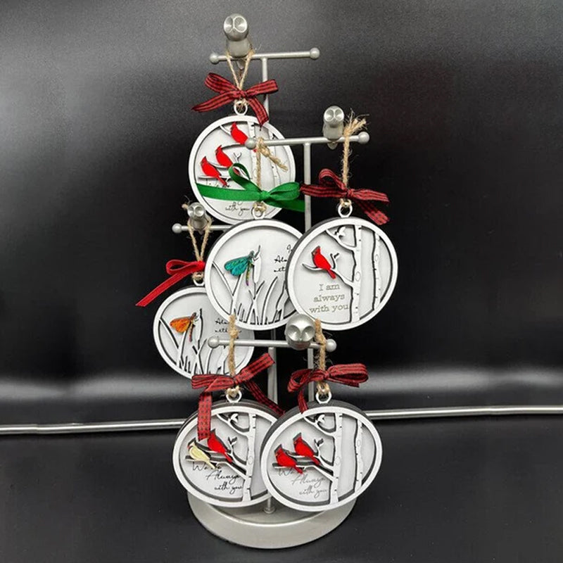 Lisslune | Handmade Memorial Ornament with Cardinals