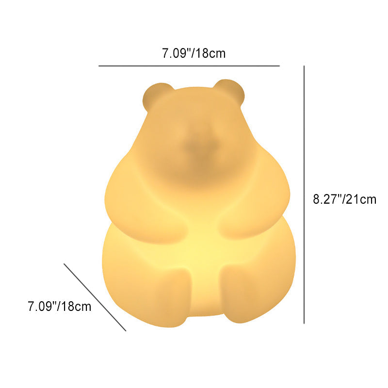 Lisslune | Contemporary Creative Bear PE LED Table Lamp for the Living Room