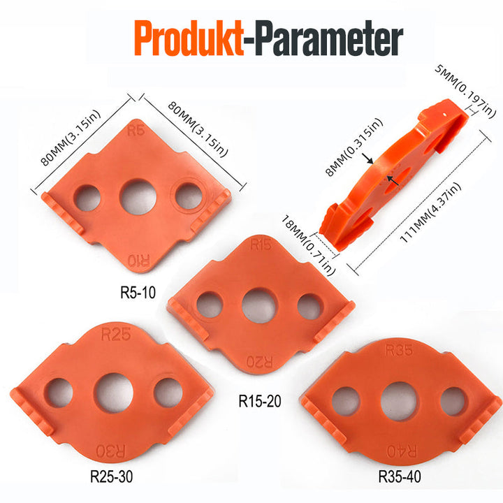 Lisslune | Radius Jig Router Templates