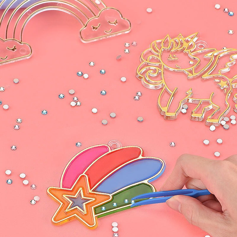 Lisslune | Christmas Crystal Adhesive Painting