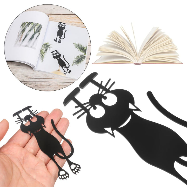 Lisslune | Curious Cat Bookmark- Locate Reading Progress With Cute Cat Paws