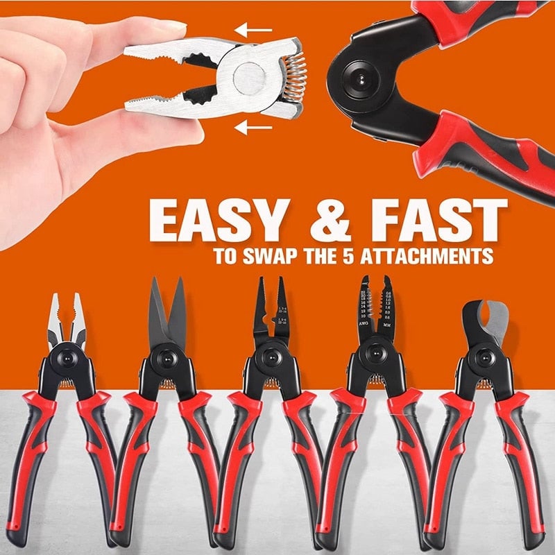 Lisslune | 5 in 1 All Purpose Versatile Heavy Duty Tool Kit
