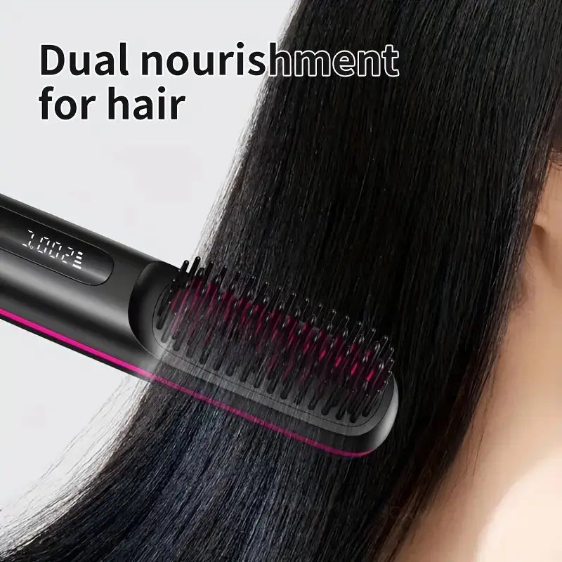 Lisslune | Portable Hair Styling Brush | Smooth & Healthy Hair Anytime, Anywhere