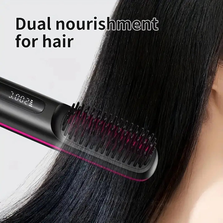 Lisslune | Portable Hair Styling Brush | Smooth & Healthy Hair Anytime, Anywhere