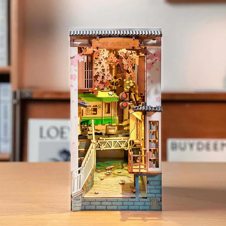 Lisslune | 3D Wooden Book Nook Puzzle