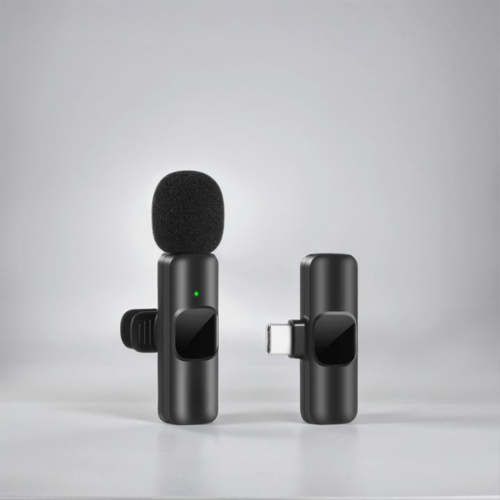 Lisslune | Mini Wireless Lavalier Micophone | For Content Creators & Video Recording