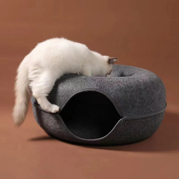 Lisslune | PetRest - Cozy Cat Bed Donut Bed for Ultimate Comfort