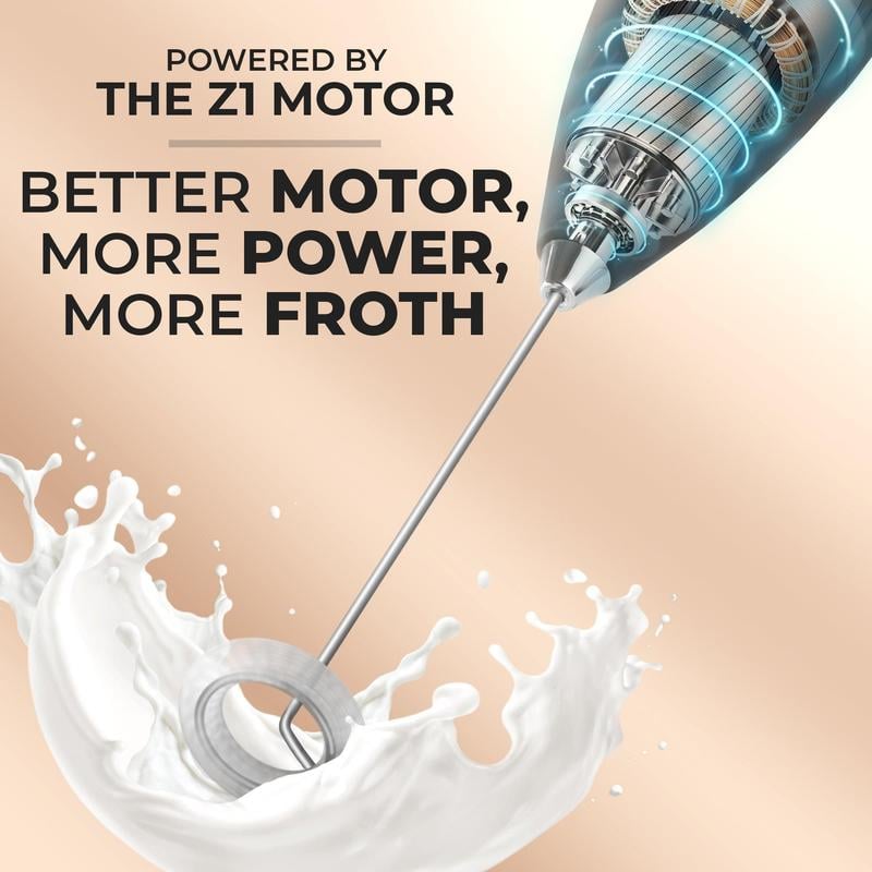 Lisslune | Powerful Milk Frother with Stand