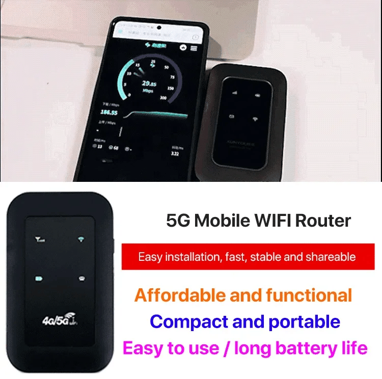 Lisslune | Portable 5G Mobile Router – Fast & Reliable Internet On the Go