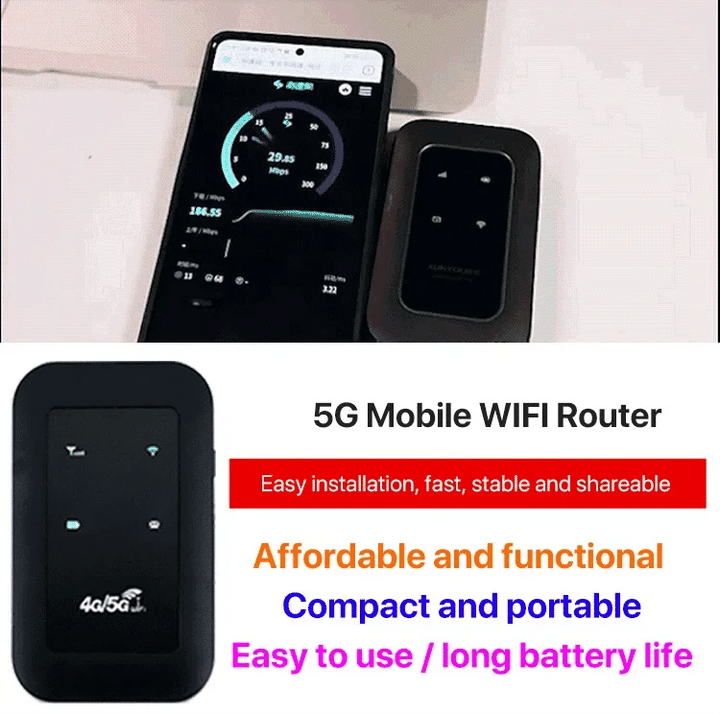 Lisslune | Portable 5G Mobile Router – Fast & Reliable Internet On the Go