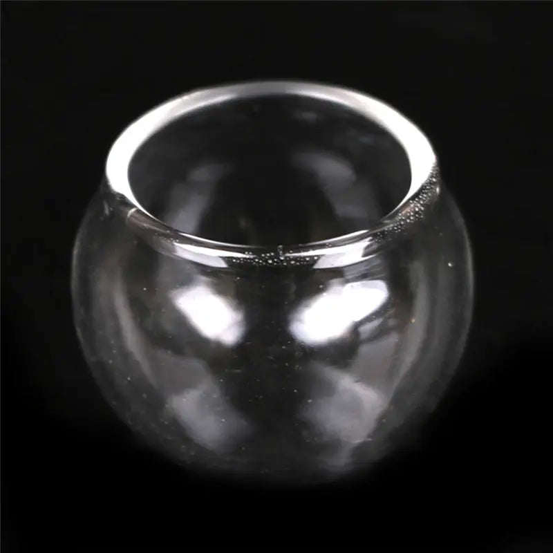 Lisslune | Hanging Mini Glass Vase Wind Chimes with Mini Flower Decor for Home and Dollhouse