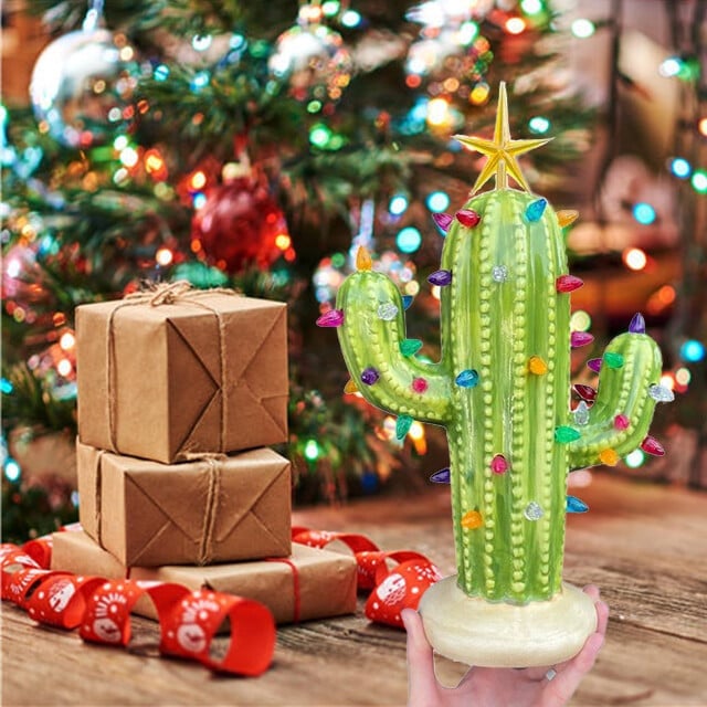 Lisslune | Vintage Christmas Luminous Cactus