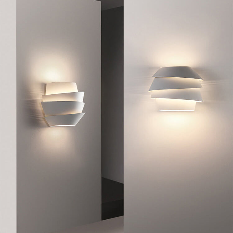 Lisslune | NordGlow Dual Light Wall Sconce – Scandinavian Style Iron Wall Lamp for Modern Interiors