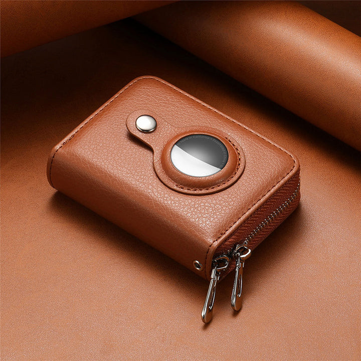 Lisslune | Intelligent AirTag-Zip RFID Leather Wallet