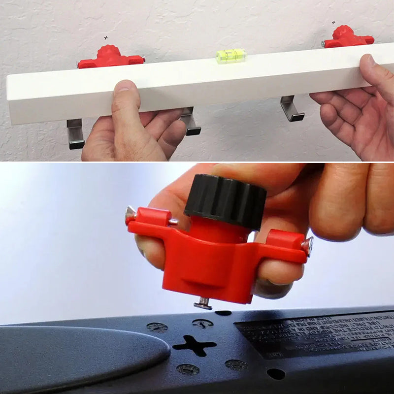 Lisslune | Measuring screwless wall drill finder with bubble level