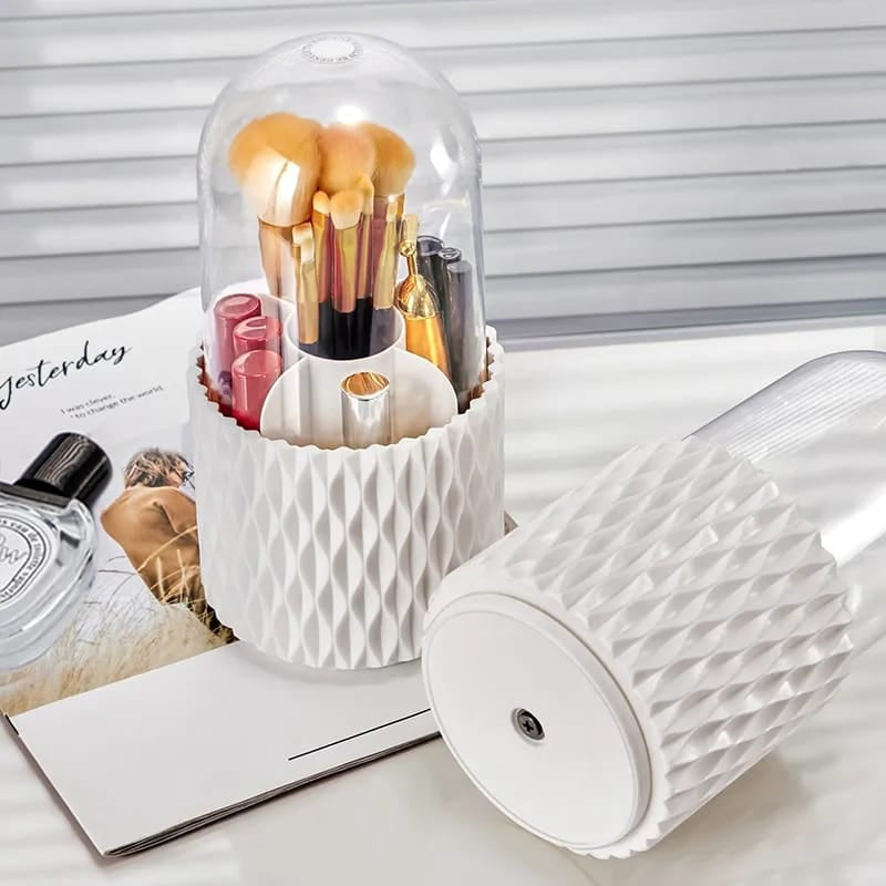 Lisslune | GlamSpin - Rotating Makeup Brush and Cosmetic Organizer