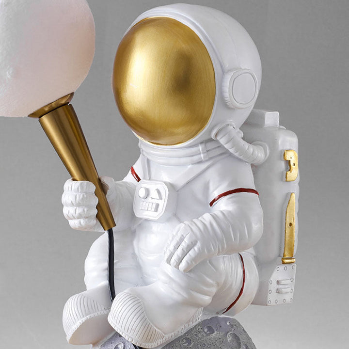 Lisslune | CosmoBuddy Astronaut Wall Lamp | Creative Design | Resin & ABS | LED Bedroom Light