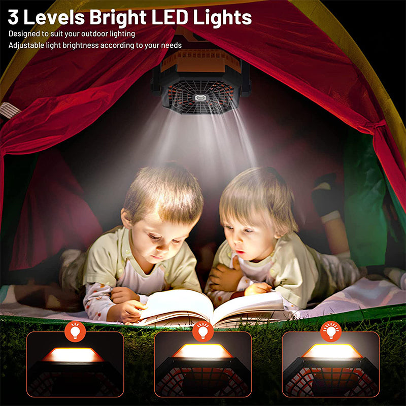 Lisslune | Camping LED Fan with Light