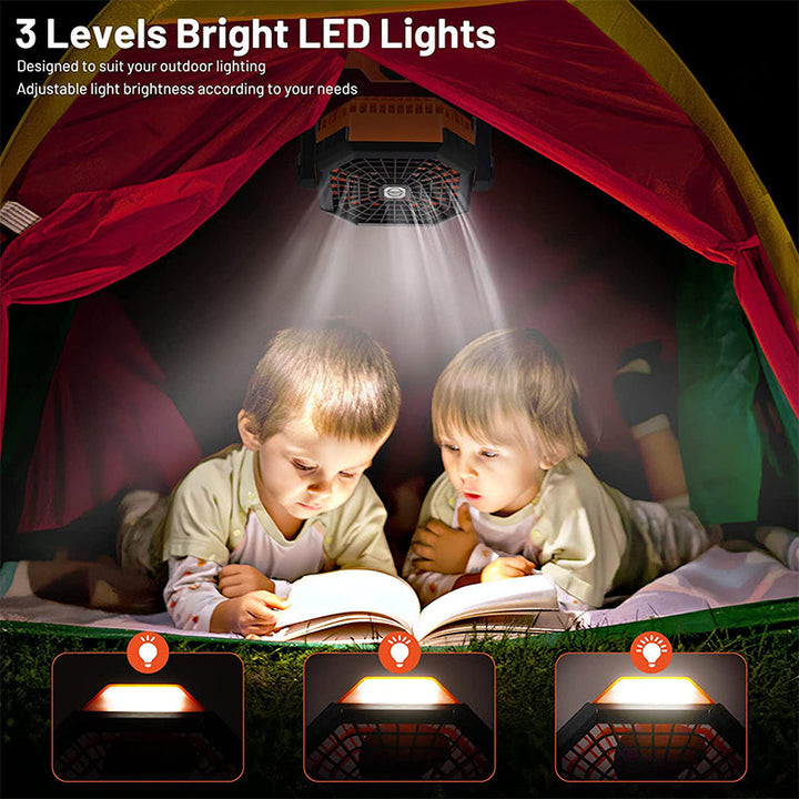 Lisslune | Camping LED Fan with Light