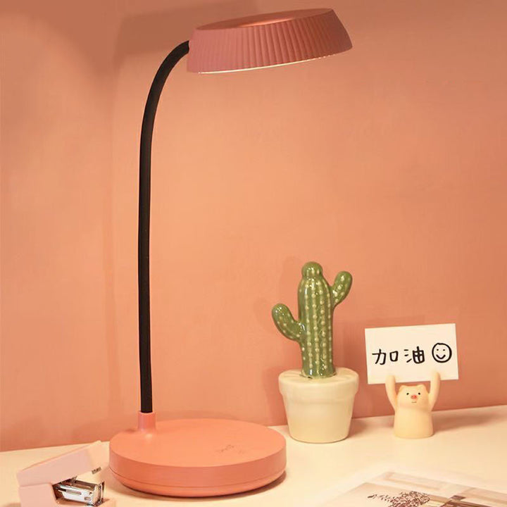 Lisslune | LumaPlate Minimalist LED Table Lamp | USB Charging | Eye Protection | Touch Control | Modern Design