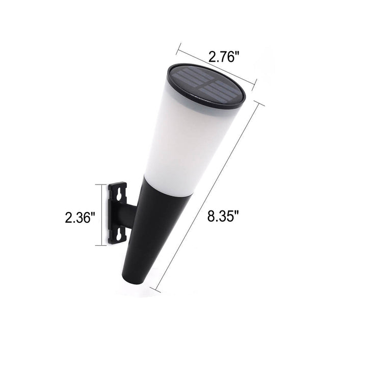 Lisslune | Truro Solar Wall Light Anthracite - Energy-Efficient Solar Outdoor Wall Illumination
