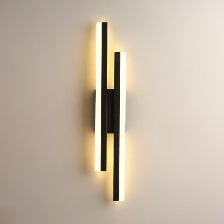 Lisslune | LuxLine Modern LED Wall Lamp | Minimalist Design | Iron & Acrylic | Dimmable Light