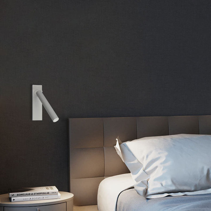 Lisslune | LumeFocus Rectangular LED Wall Light | Adjustable Angle | Minimalist Design | Reading Lamp | Warm Light