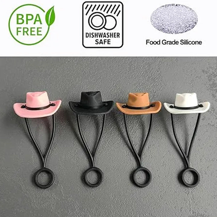 Lisslune | Silicone Cowboy Hat Straw Hat Covers Cap