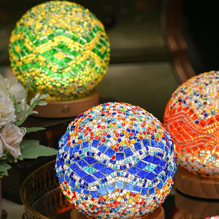 Lisslune | BohoGlow – Modern Bohemian Table Lamp with USB Charging