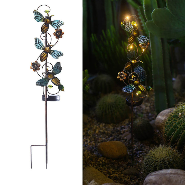 Lisslune | ArtGlow Solar-powered Garden Lantern – Artistic Metal Design for Atmospheric Outdoor Lighting