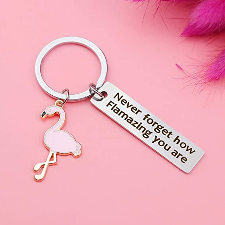 Lisslune | Motivational Flamingo Keychain