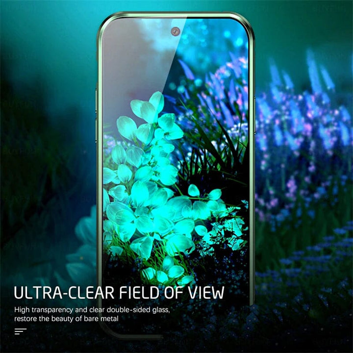 Lisslune | Magnetic tempered glass double-sided phone case for Samsung