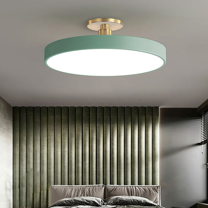 Lisslune | Modern LED Semi Flush Mount Ceiling Light | Energy-Saving. Durable Design for Hallway. Dining Room & Living Room