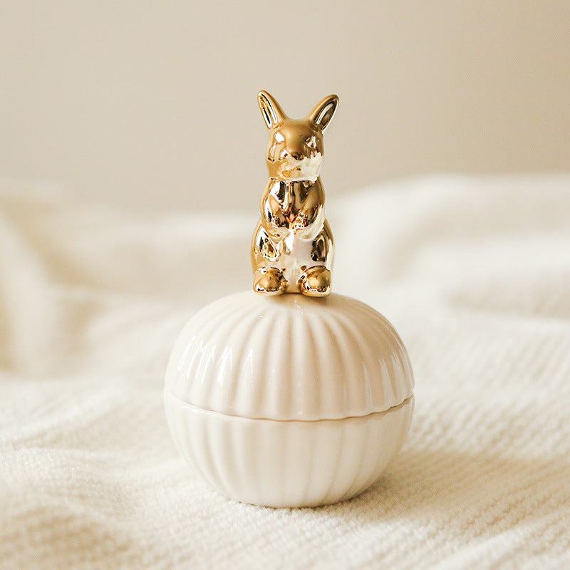 Rynx Elegance Animal Figurine Handle Jewelry Storage Box