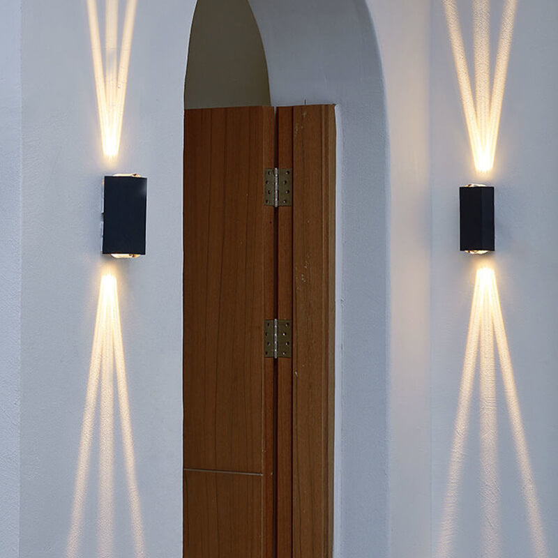Lisslune | Modern waterproof rectangular LED wall light for outdoor use