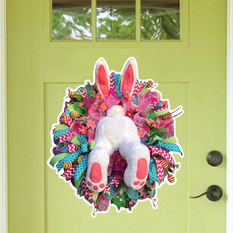 Lisslune | Easter Bunny Wreath Sticker